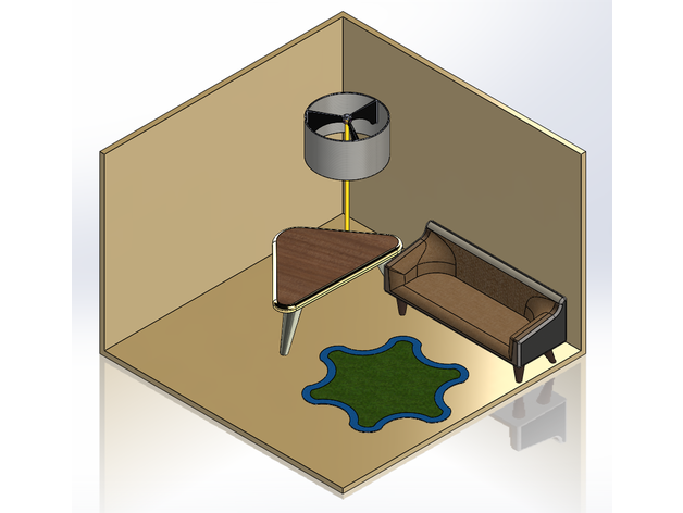 Möbel einstellen facermok 3D print model - Mito3D