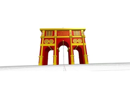 arco costantino astraz 3d print model - Mito3D
