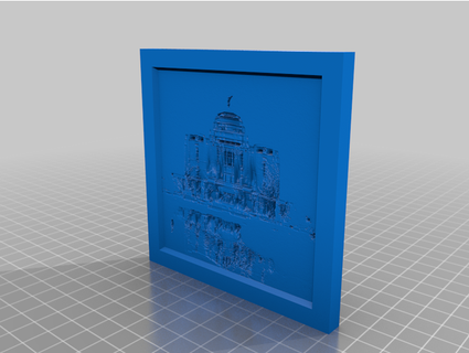 meridian temple night lithophane numismatist 3d print model - Mito3D