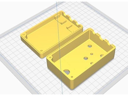 tchau clássico penugem stompbox recinto Brocklanders 3d print model - Mito3D