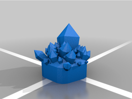 randomized crystals erikringwalters 3d print model - Mito3D