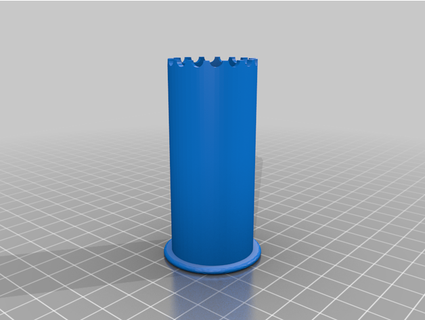 papel toalha tubo c son 3d print model - Mito3D