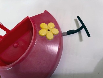 redimensionado beija Flor alimentador poleiro reparar honrado 3d print model - Mito3D