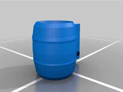 barril taza shots4emkills 3d print model - Mito3D