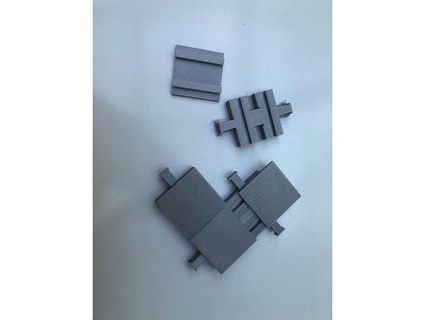 paintable & customizable puzzle grid redpotatoo 3d print model - Mito3D