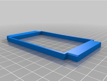 suporte aislamiento paraca monitor arboles azul azbgaraje 3d print model - Mito3D