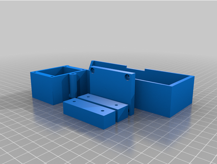 rc battery tray receiver box esc platform combo gsbinder 3d print model - Mito3D