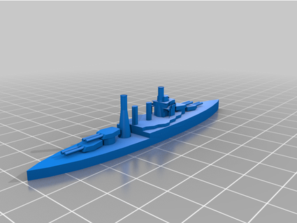 us battleship colorado 3d print ready shipmaster42 3d print model - Mito3D