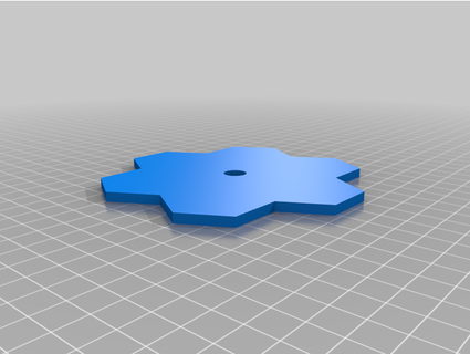 hexagonal bases magnet sinks single multi-hex - 30mm scale lancer battletech etc thathobo 3d print model - Mito3D