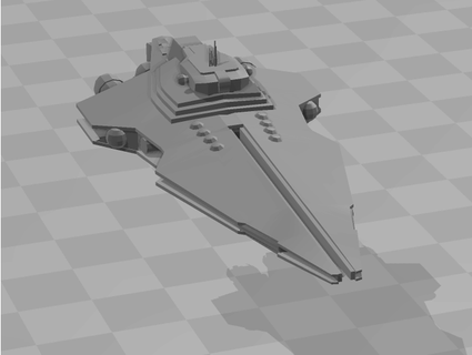 legacy class star destroyer alex2244 3d print model - Mito3D