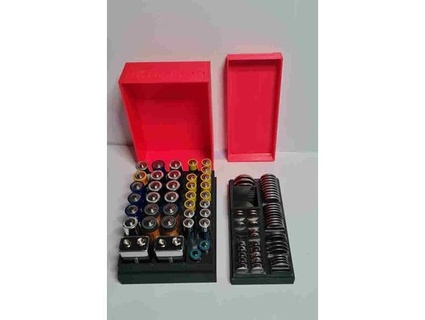 Box knopfzellen Batterien twist25 3d print model - Mito3D