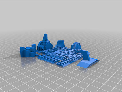 emperor class battleship cut printing robkeey3825 3d print model - Mito3D