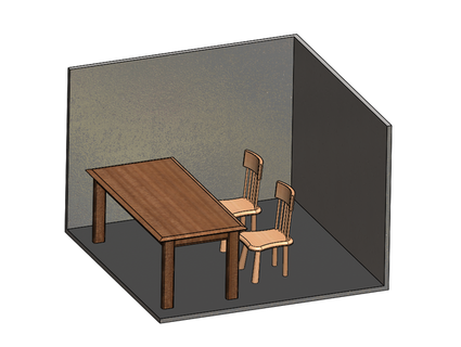 Möbel einstellen 2 facermok 3d print model - Mito3D