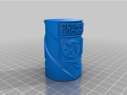 litografía olimpico Lyonnais antho08 3d print model - Mito3D
