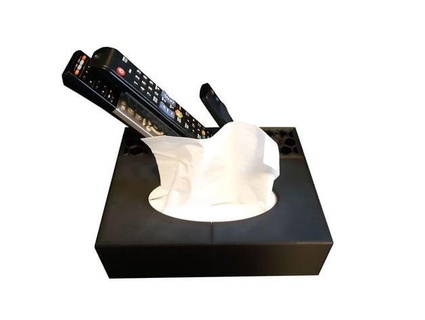 tissue box customizable remote slots yvesall 3d print model - Mito3D