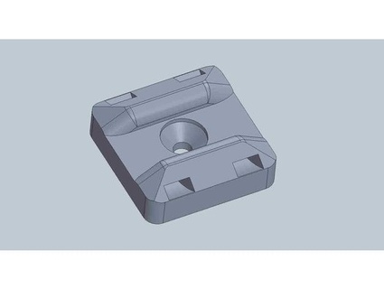 zip tie mount thatcher88 3d print model - Mito3D