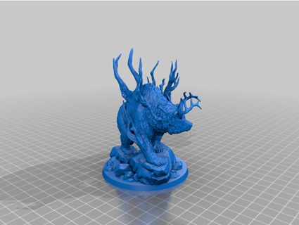 bosque espíritu oso entoncesurge 3d print model - Mito3D