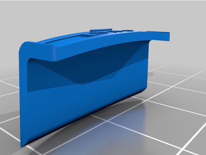 lesney matchbox no24c & 69c replacement rolls royce bootlid trunklid deinhardt 3d print model - Mito3D