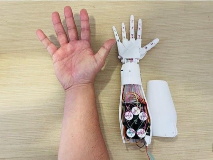 64 Größe inmoov Hand Kenichi Aihara 3d print model - Mito3D