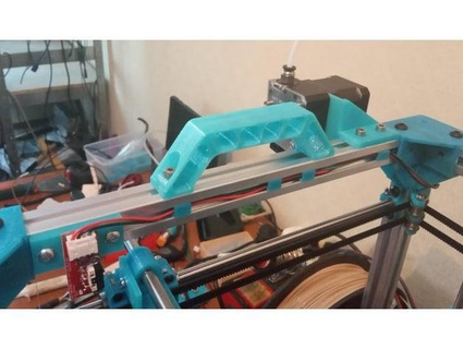 carrying handle 2020 extrusion - hypercube jakebullet70 3d print model - Mito3D
