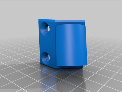 mlok 12mm pulsante titolare supporto vsquiggle 3d print model - Mito3D