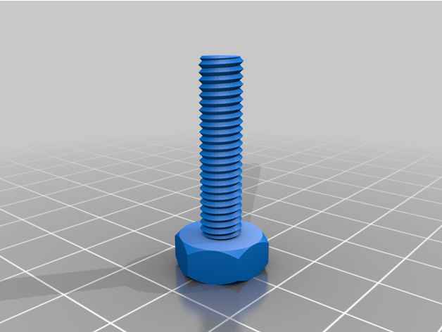 6mm bolt sarahpaulson 3D print model - Mito3D