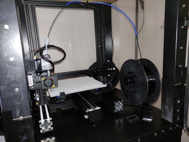 filamento stand alone carretel suporte ender 3 garywhite 3D print model - Mito3D