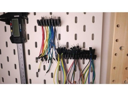 skadis jumper wire holders - short long arturo182 3d print model - Mito3D