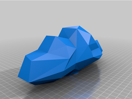 nuage lumineux low poly yiixpe 3d print model - Mito3D