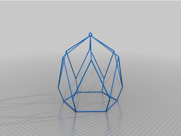 brilho hexagonal estilo moderno loft yiixpe 3D print model - Mito3D