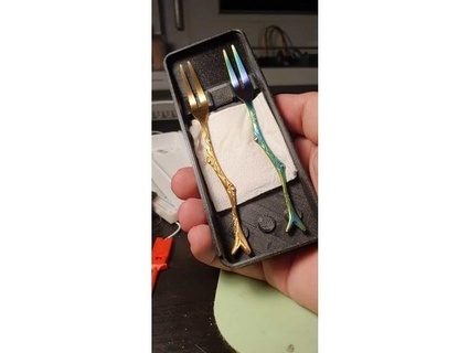 shisha narguile tenedor caso funda imanes limpieza paño espacio itcarl 3d print model - Mito3D