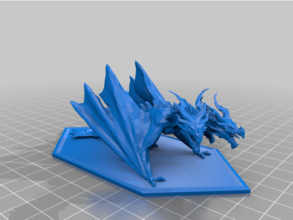 3 tête dragon hachoir 3d print model - Mito3D