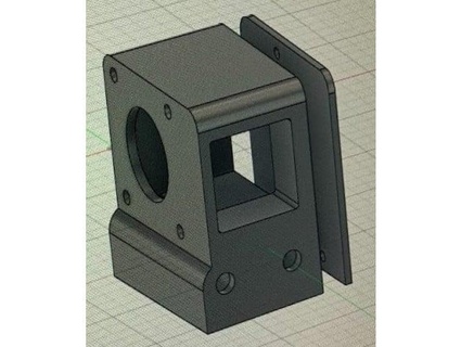ender 3 v2 axis 42-40 stepper motor damper mount stefkeys 3d print model - Mito3D