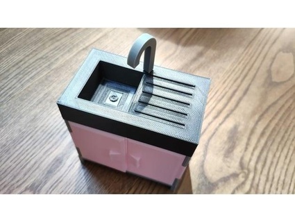 mini kitchen sink mewalela 3d print model - Mito3D