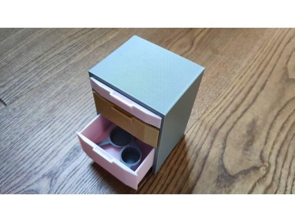 mini kitchen cabinet drawers mewalela 3d print model - Mito3D