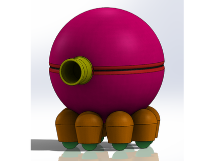 poulpe facermok 3d print model - Mito3D