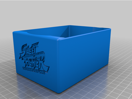 street fighter miniature game storage sf pledge tranchetalon 3d print model - Mito3D