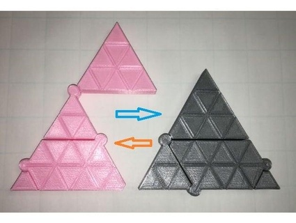pitagórico teorema bisagras equilátero triangulos lgbu 3d print model - Mito3D