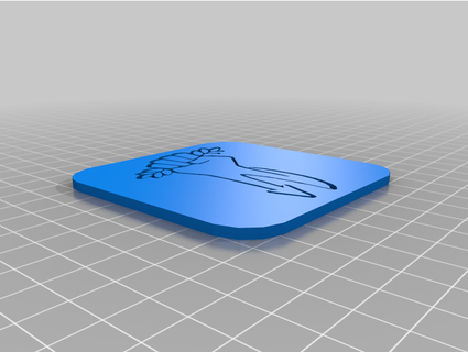 Cervisil lluponi posavasos carlosflar 3d print model - Mito3D