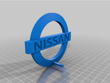 nissan llave percha equipado 3d print model - Mito3D