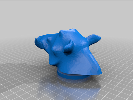 yaban domuzu kukla baş rwwolfme 3d print model - Mito3D