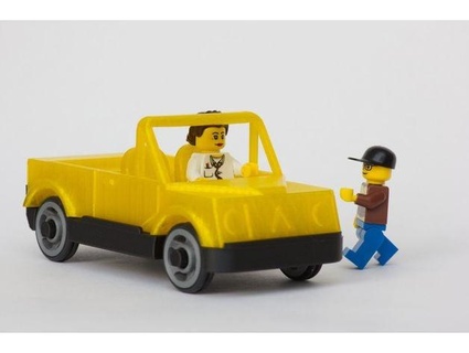 off-road vehicle car modular brick compatible k-eye 3d print model - Mito3D