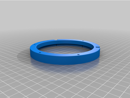 bluerobotics 4 inch dome ring ddanke 3d print model - Mito3D