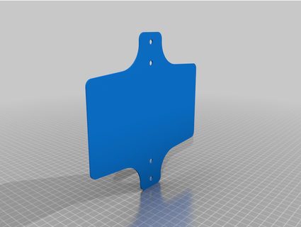 apretón almohadilla wakeskate wakeboard motivo platte prepucio 3d print model - Mito3D