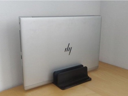 adjustable dual vertical laptop stand lukki15 3d print model - Mito3D