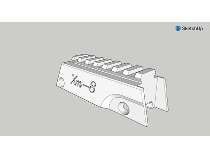 airsoft src xm8 rail vue couverture gaine recuencojones 3d print model - Mito3D
