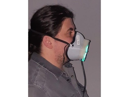 uv c covid maske coronavírus máscara esterilização kgl film 3d print model - Mito3D