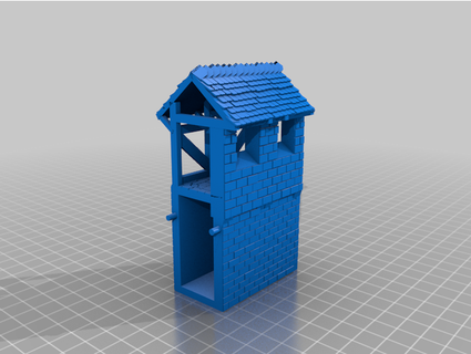 small roman fort bits pieces scherera 3d print model - Mito3D