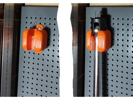 biltema pegboard socket wrench holder iplo 3d print model - Mito3D