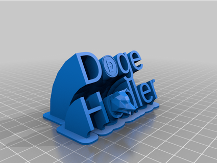 doge hodler sign thisorthatguy 3d print model - Mito3D